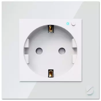 Розетка Sibling Powerswitch-W1 умная белая встраиваемая
