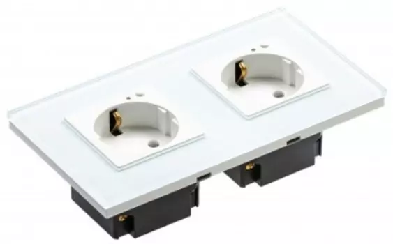 Розетка Sibling Powerswitch-W2-W умная белая встраиваемая