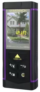 Рулетка Ermenrich 84653 лазерная PRO LR200, с камерой