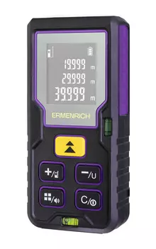 Рулетка Ermenrich Reel PLUS GD60 85314 Ermenrich лазерная, фиолетовая