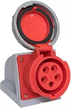 Розетка стационарная наружная EKF ps-1152-16-380 1152 3Р+РЕ+N 16А 380В IP67