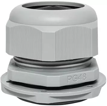 Сальник EKF plc-pg-48-1-r PG48 IP54 (1 шт) d отв. 59 мм / d провод. 37-44 мм