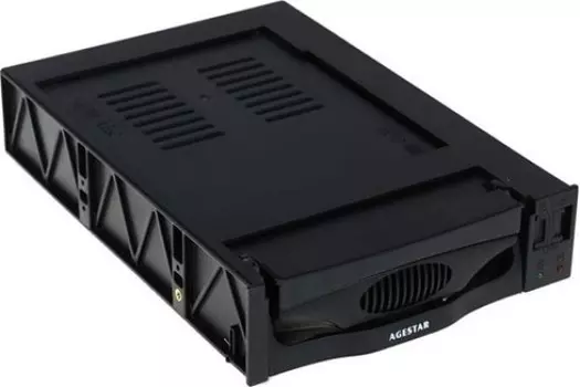 Салазки AgeStar SR3P-SW-1F (BLACK) 3,5" SATA I/II/III, пластик, черный