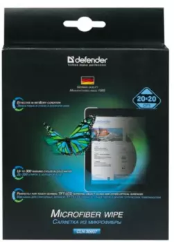 Салфетка Defender CLN 30607 Optima микрофибра,1шт,универсальная