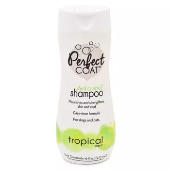 8IN1 Perfect Coat Tropical Шампунь против линьки д/собак 473мл