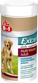 8IN1 Vitality Adult Multi Vitamin Мультивитамины двзр.собак 70таб