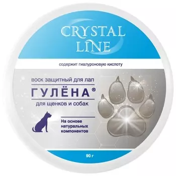 API-SAN CRYSTAL LINE Гулена Воск защитный д/лап щенков и собак 90г