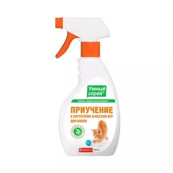 API-SAN Умный спрей Приучение кошек к когтеточке и местам д/игр 200мл