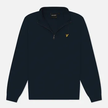 Мужская толстовка Lyle & Scott Loopback 1/4 Zip, цвет синий, размер M
