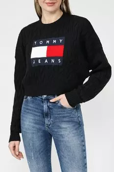 Джемпер с логотипом бренда Tommy Jeans