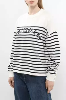 Джемпер хлопковый в полоску Tommy Jeans