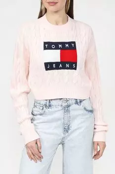 Джемпер вязки косами Tommy Jeans