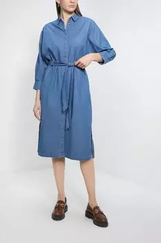 Джинсовое платье с поясом Esprit Collection