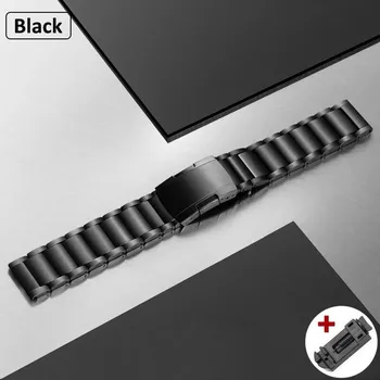 Титановый ремешок для Huawei Ultimat 20 22 мм мужской браслет для Samsung Galaxy Watch6 5 4 3 40 мм 44 мм 45 мм 47 мм Gear S3 для часов GT3 Pro 46 мм роскошный ремешок 20mm universal серебряный