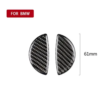 Карбоновый Faser Auto Innen Tur Griff Aufkleber Dekor, 2 шт./компл., меховой декор Mini Cooper R55/R56/R60/R61 Clubman Countryman F55 F54 красный