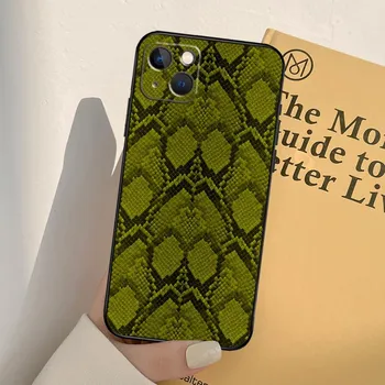 Чехол из змеиной кожи Python для iPhone 13 12 11 14 Pro Max Mini XR X XS MAX 6S 7 8 Plus SE 2020 2022, чехол для телефона iPhone 8 Plus