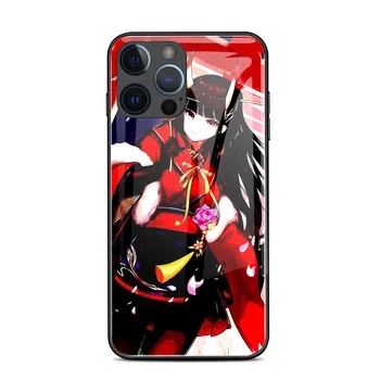 Чехол из закаленного стекла с японским аниме DARLING in the FRANXX для iPhone 6 6s 7 8 14 Plus X Xs Max Xr 11 12 13 14 Pro Max Se2020 iPhone 6 6s