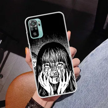 Футболка с изображением комиксов ужасов Junji Ito Tomie, чехол для телефона для Xiaomi Redmi Note 10 Pro Max 10S 9 9S 9T 8 8T 11T 11S 11 5G 11E 7 6 5 4X Redmi Note 10S