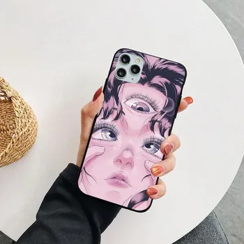 Чехол для телефона с японскими аниме-комиксами ужасов для iPhone 11 13 12 Mini 14 Pro X XR XS Max 7 8 6 6S Plus SE 2022 2020, мягкий силиконовый чехол 6Plus and 6sPlus