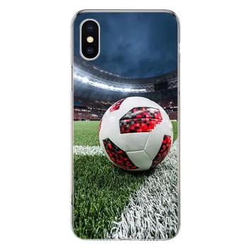Чехол для телефона с дизайном футбольного мяча для Apple iPhone 11 12 13 14 Pro 7 XR X XS Max 6 6S 8 Plus + Mini 5 SE Print Soft iPhone 11