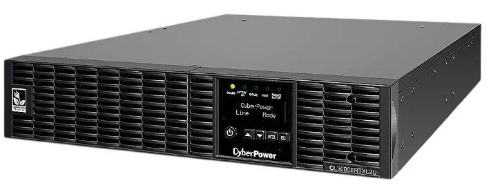 Источник бесперебойного питания CyberPower OL3000ERTXL2U 3000VA/2700W USB/RS-232/Dry/EPO/SNMPslot/RJ11/45/ВБМ (8 IEC С13, 1 IEC C19)
