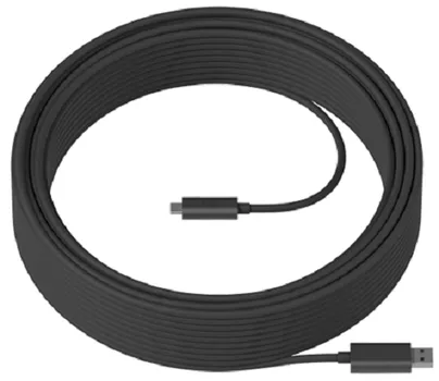 Кабель Logitech Strong 939-001805 USB-Type A (male)/USB-Type C (male), 45м, GRAPHITE