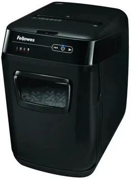 Уничтожитель бумаг Fellowes AutoMax 200C FS-46536 P-4, фрагменты/200л/32лтр, скрепки/скобы/плкарты
