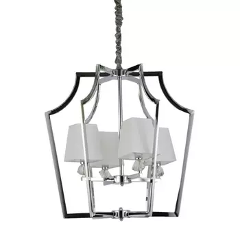 Подвесная люстра LDP 1249-4 CHR+WT Lumina Deco Montero
