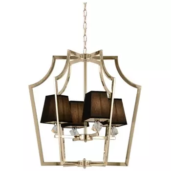 Подвесная люстра LDP 1249-4 GD+BK Lumina Deco