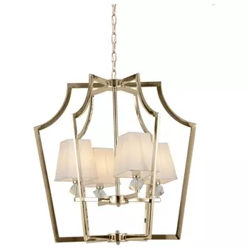 Подвесная люстра LDP 1249-4 GD+WT Lumina Deco