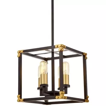 Подвесная люстра Lumina Deco LDP 1140-4 BK+MD