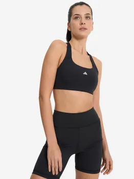 Топ бра спортивный adidas, Черный