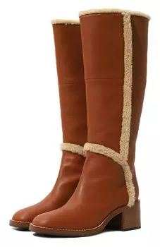 Кожаные сапоги Gucci