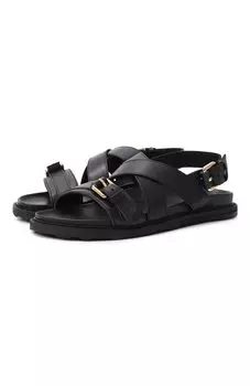 Кожаные сандалии Moschino