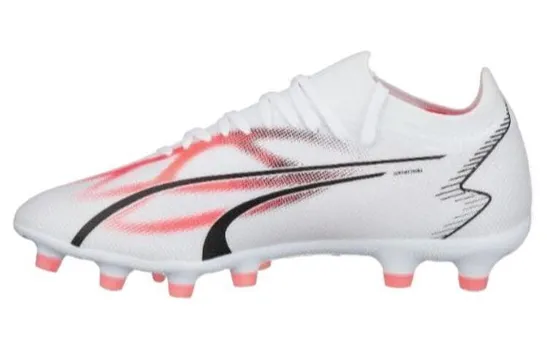 Футбольная обувь Puma Ultra Match Мужская, White/Pink