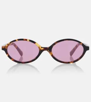 Miu Regard круглые солнцезащитные очки Miu Miu