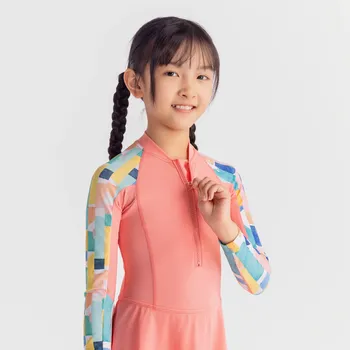 Купальник для серфинга для девочек SUZY 1P ORCHID PINK OLAIAN
