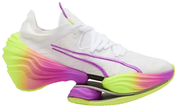 Кроссовки Puma Fast-RB Nitro Elite 'Pure Magenta Yellow Alert', белый