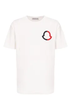 Хлопковая футболка Moncler