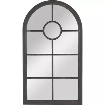 Зеркало-окно Glasar черное 140х4х80 см
