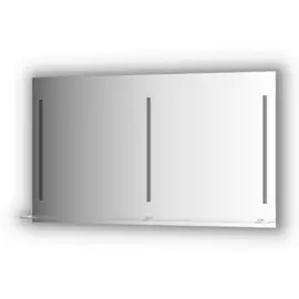 Зеркало Evoform с полочкой 130 см с 3-мя встроенными LED-светильниками 16,5 W 130x75 см