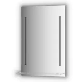Зеркало Evoform с полочкой 50 см с 2-мя встроенными LED-светильниками 11 W 50x75 см