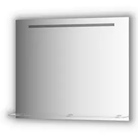 Зеркало Evoform с полочкой 90 см со встроенным LED-светильником 6,5 W 90x75 см