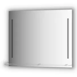 Зеркало Evoform с полочкой 90 см с 2-мя встроенными LED-светильниками 11 W 90x75 см