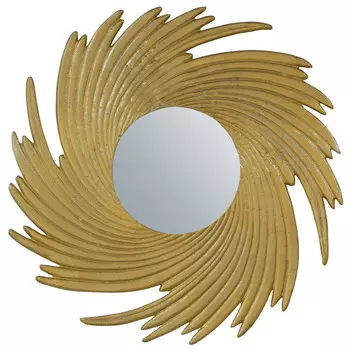 Зеркало T.L.I. настенное в раме 60x60см gold