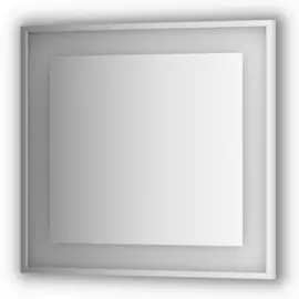 Зеркало Evoform в багетной раме со встроенным LED-светильником 22 W 80x75 см
