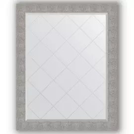 Зеркало с гравировкой в багетной раме Evoform чеканка серебряная 90 мм 96x121 см