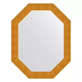 Зеркало в багетной раме Evoform чеканка золотая 90 мм 76x96 см