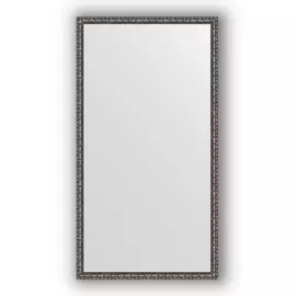 Зеркало в багетной раме Evoform черненое серебро 38 мм 70х130 см