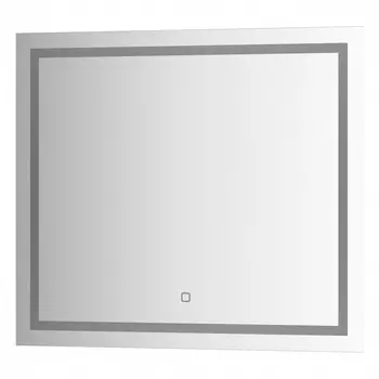 Зеркало Evoform со встроенным LED-светильником 22 W 70х60 см Сенсорный выключатель